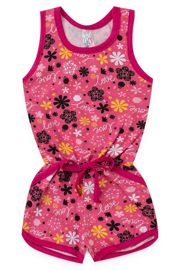 macaquinho infantil feminino love pink