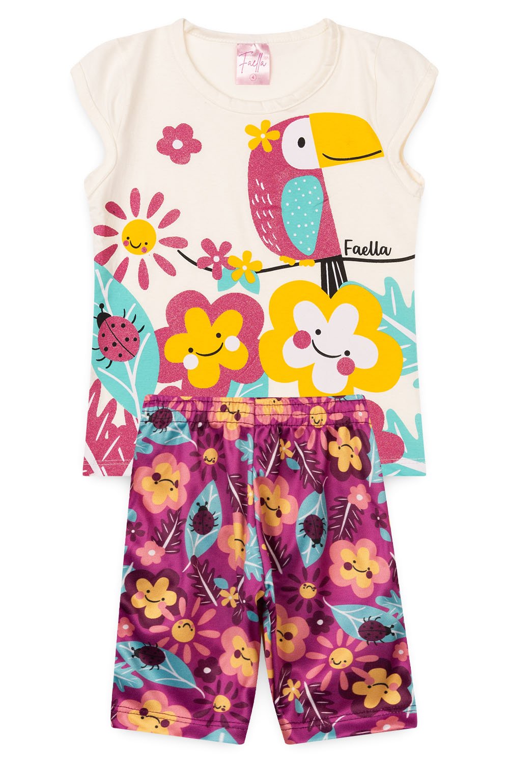 Conjunto infantil sale verao feminino