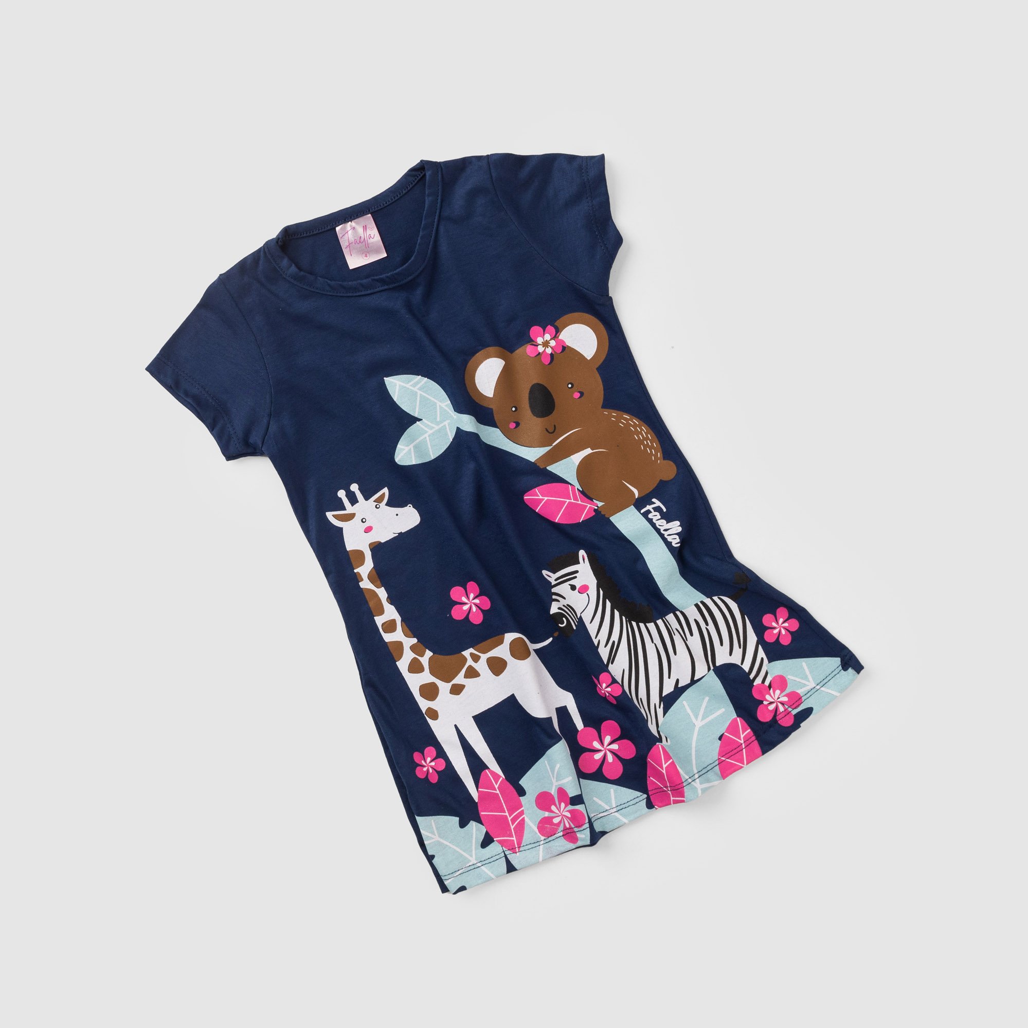 vestido safari feminino infantil