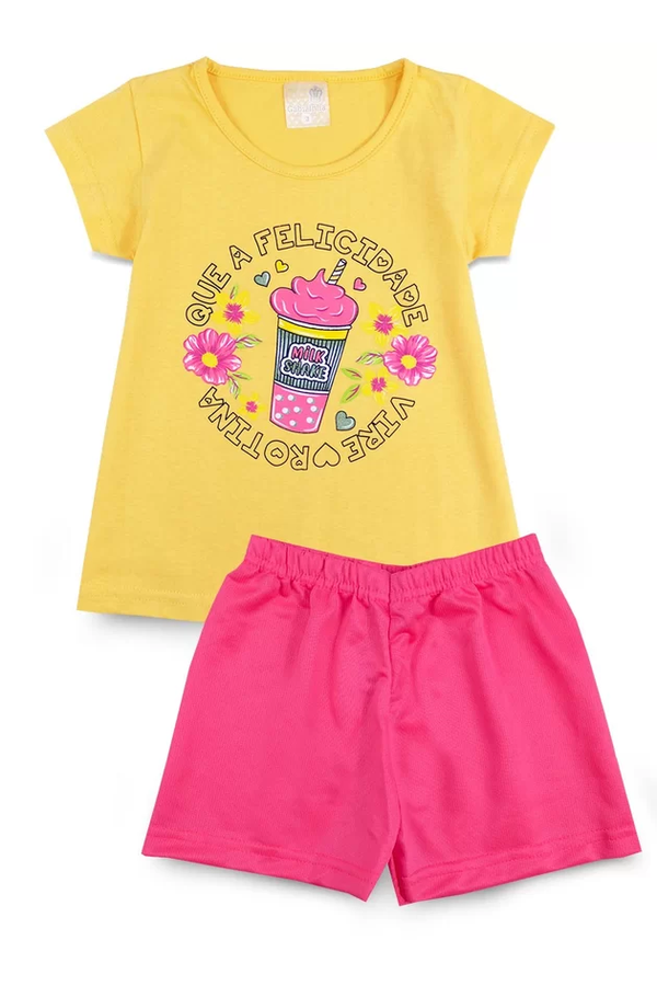 05 conjunto infantil feminino felicidade amarelo 803 labelli